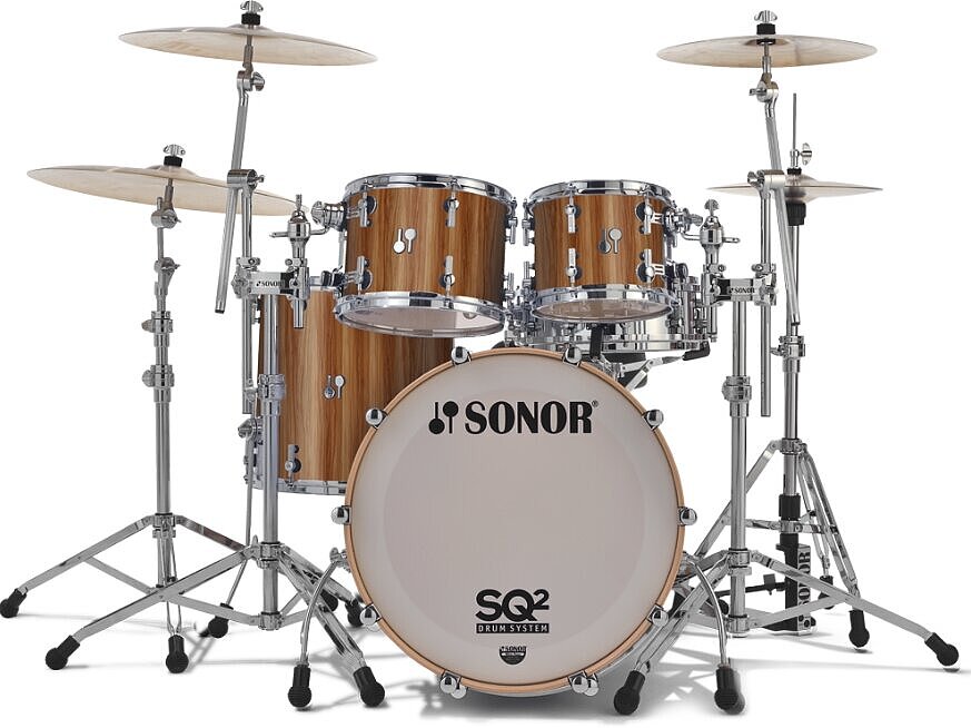 Sonor SQ2 22|16|12|10 Beech Shell Pack - Red Sparkle - Kit