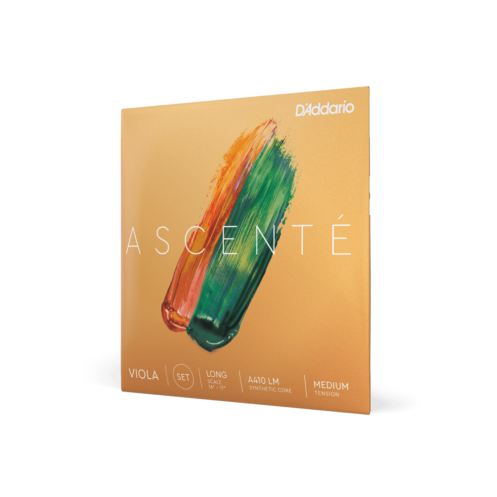 D'Addario Ascenté Viola Strings Long Scale, Medium Tension