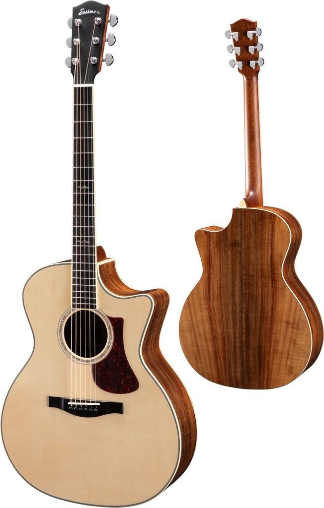 Eastman AC422 Limited Grand Auditorium Acoustic-Electric Guitar Natural - Sitka Spruce/Koa