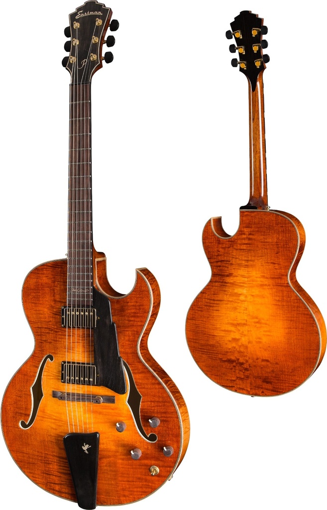 Eastman AR380CE-SB John Pisano Semi-Hollow Guitar