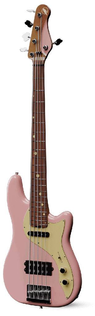 Cave & Canary Galaxia 5-String Bass - Mary Kaye Pink