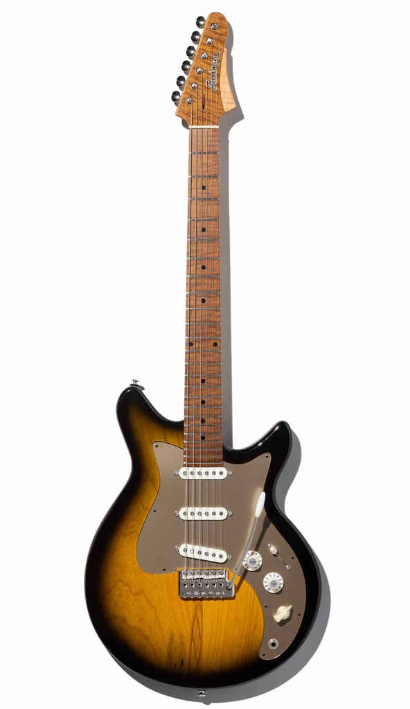 D'Ambrosio DC'54 in 3-color Sunburst with White pickguard