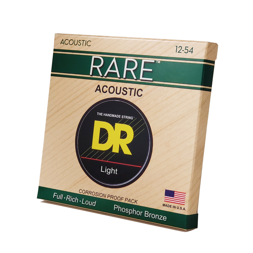 DR Strings Dragon Skin K3 Coated Phosphor Bronze Acoustic Strings Light 12-54