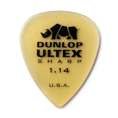 Dunlop Ultex Sharp Translucent Yellow 1.14mm bag of 72