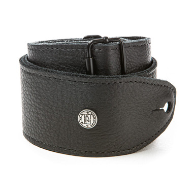 Dunlop Black Leather Guitar Strap