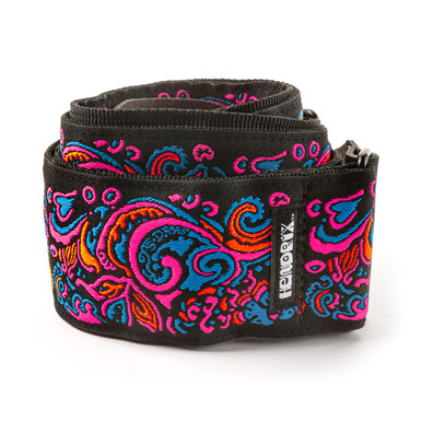 Dunlop Jimi Hendrix Blacklight Love Drops Pink Strap