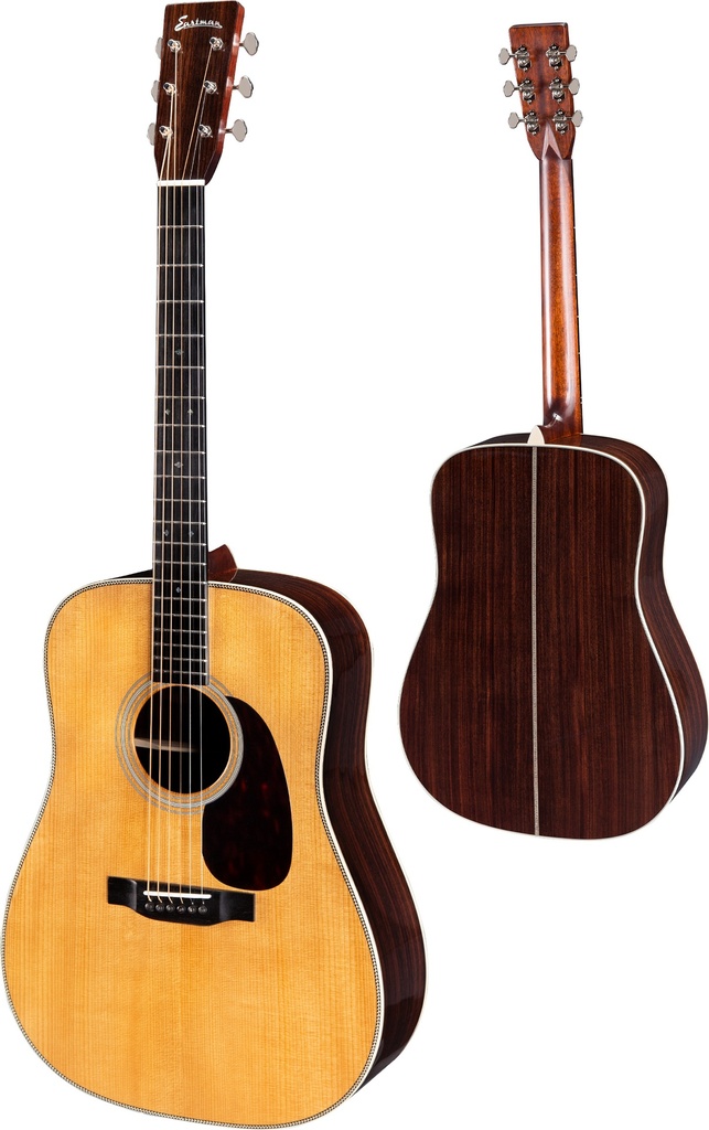 Eastman E20D-SB Traditional Series Dreadnought Adirondack-Rosewood in Sunburst Finish