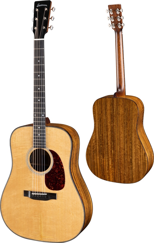 Eastman E3 Deluxe Dreadnought Acoustic Guitar Natural - Sitka Spruce/Ovangkol