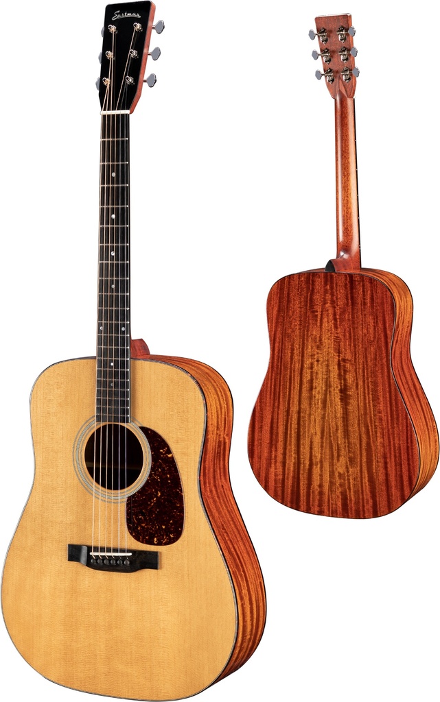Eastman E6 Dreadnought Acoustic Guitar Natural Thermo Cure - Sitka Spruce/Mahogany