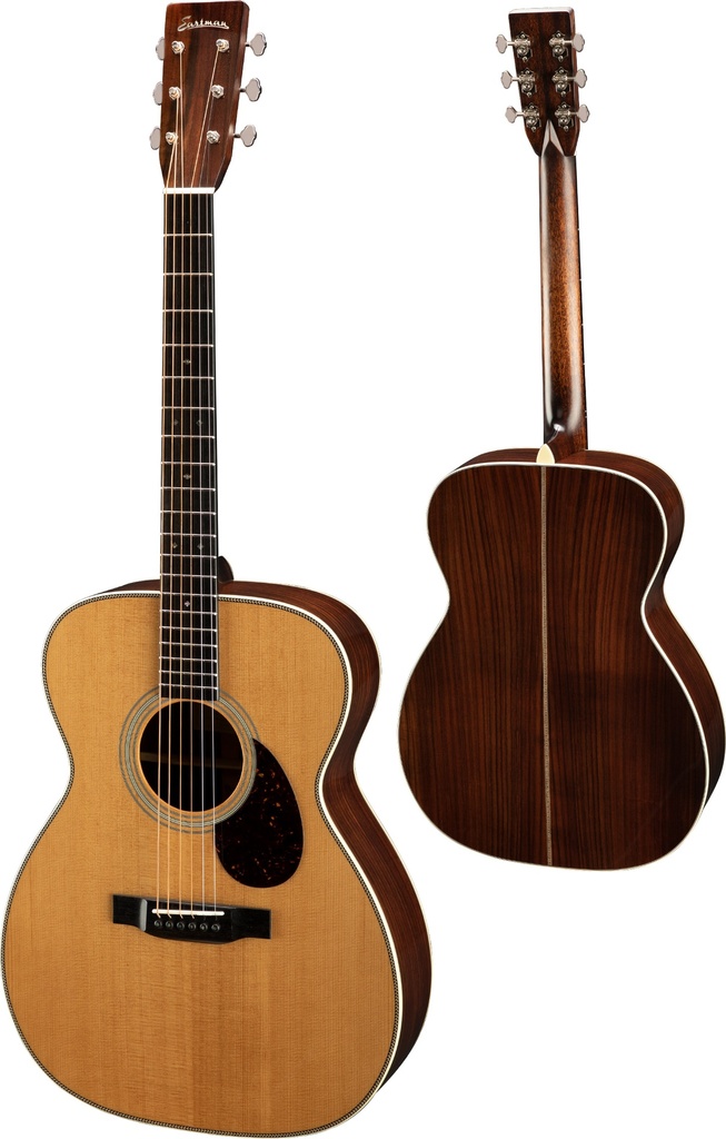 Eastman E8 OM Acoustic Guitar Natural Thermo Cure - Sitka Spruce/Rosewood