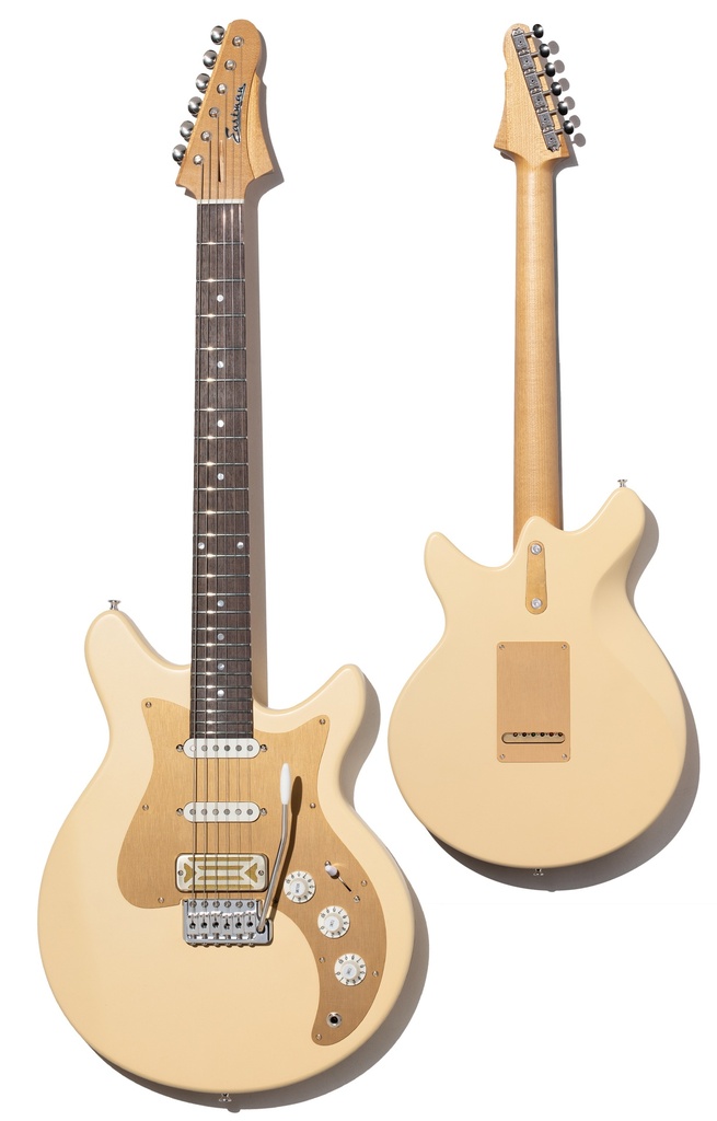 Eastman Fullertone DC'62 Solid-Body Electric Guitar Desert Sand - Roasted Black Limba