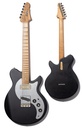 Eastman Fullertone SC'52 Solid-Body Electric Guitar Moss Black - Roasted Black Limba