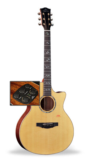 Kepma GA1-130SM Grand Auditorium Guitar-SNKAPP