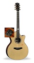 Kepma Elite GA2-120A Grand Auditorium Acoustic-Electric Guitar Natural - AcoustiFex