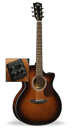 Kepma GA2-232ASB Grand Auditorium Guitar