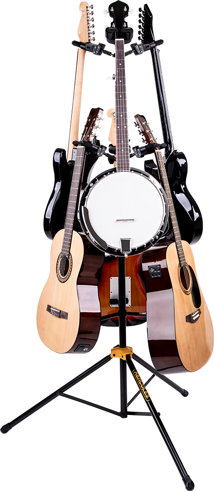 Hercules 6-Piece Guitar AutoGrip Display Stand