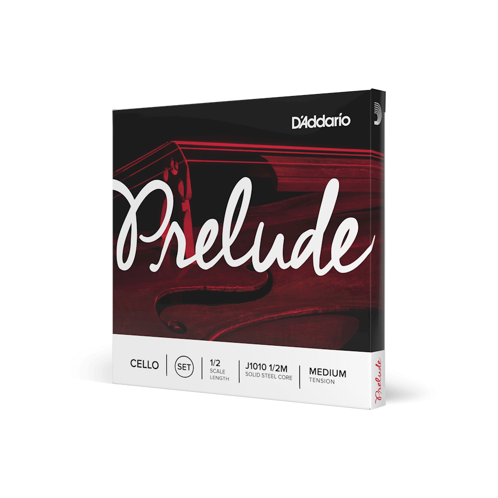 D'Addario Prelude Cello Strings 1/2 Scale Medium Tension