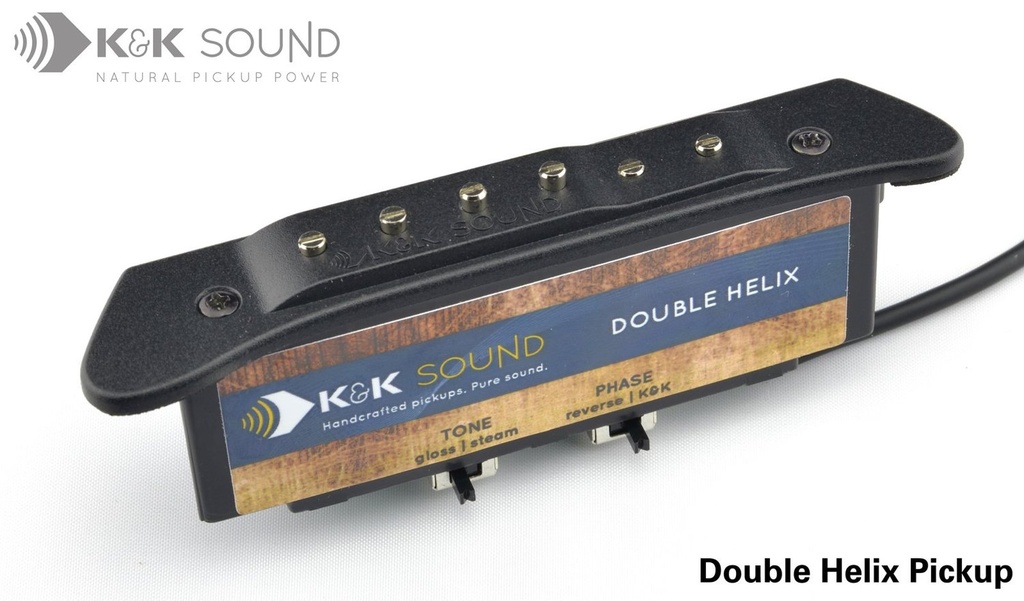 Double Helix Acoustic Soundhole Pickup