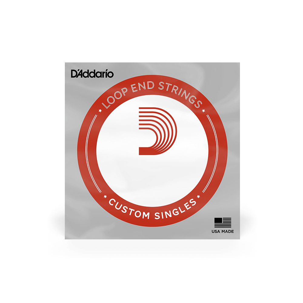 D'Addario LE026PB Phosphor Bronze Loop End Single String .026