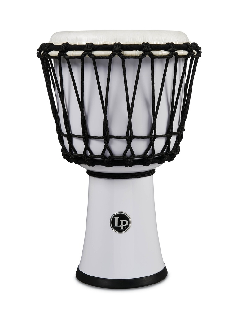 LP World 7" Rope Circle Djembe White