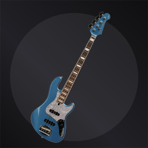 Lakland Skyline Darryl Jones DJ-4 Bass Guitar Lake Placid Blue