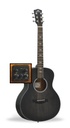 Kepma M2-131ABK Black Matte Mini Guitar