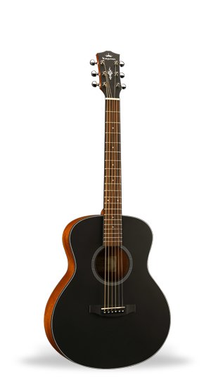 Kepma M3-130A Black Matte Mini Guitar