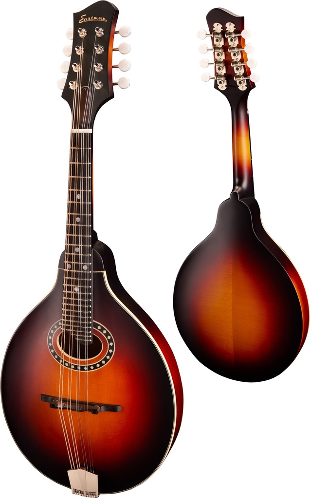 Eastman MD304 A-Style Acoustic-Electric Mandolin Sunburst - Spruce/Maple