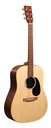 Martin D-X2E Dreadnought Acoustic Guitar-Brazilian