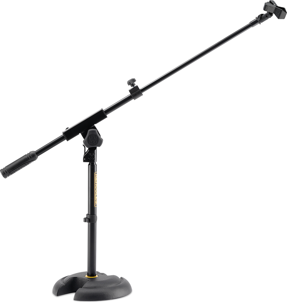 Hercules Low Profile Straight Microphone Stand with EZ Mic Clip