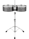 Meinl 14" & 15" Marathon Timbales - Black Nickel