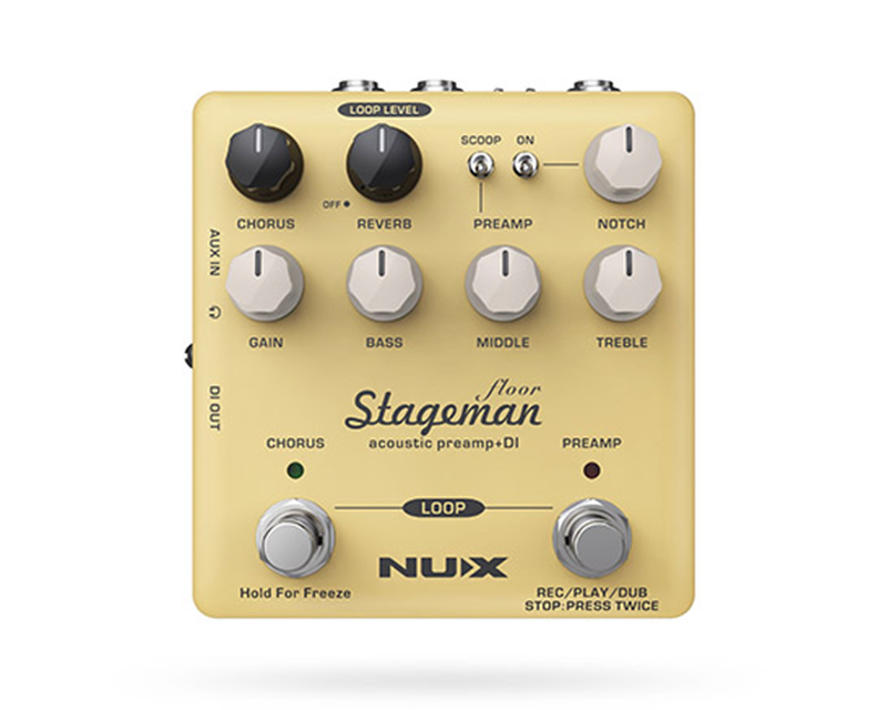 NUX Stageman Floor Acoustic Preamp & DI (NAP-5)