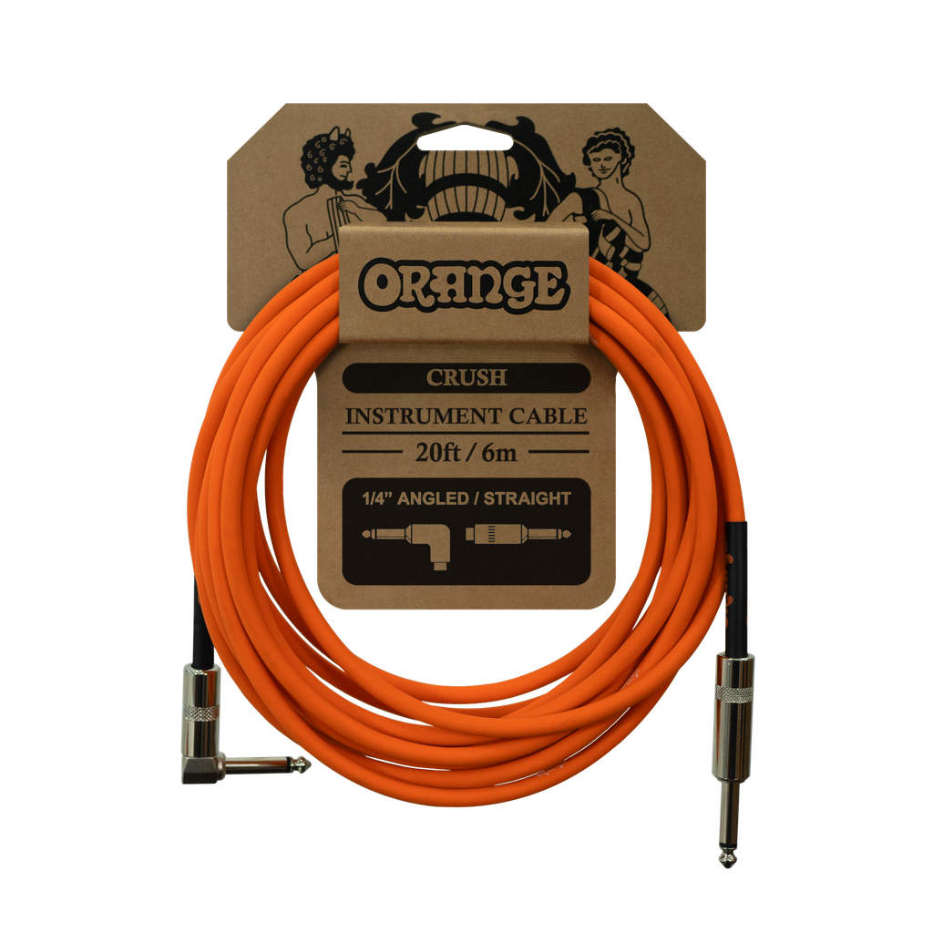 Orange Crush 20ft Instrument Cable ANG/STR