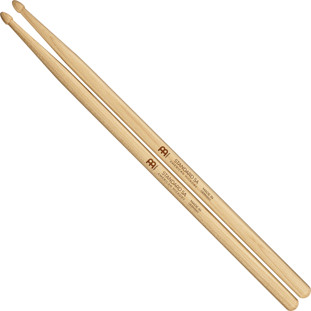 Meinl Standard 5A, Drumstick Hickory, Acorn Wood Tip Top