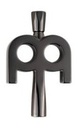 Meinl Kinetic Key, Nickel Plated, Black