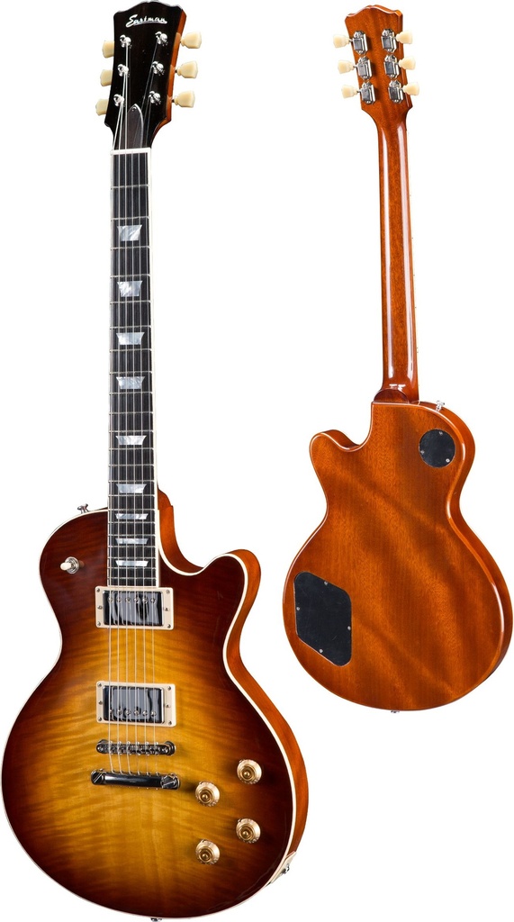Eastman SB59 Truetone Gloss Solid-Body Electric Guitar Goldburst - Flame Maple/Okoume