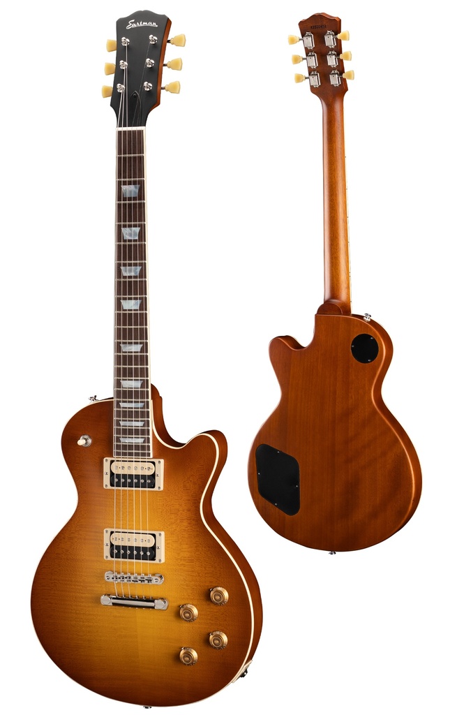 Eastman SB59 Antique Varnish Solid-Body Electric Guitar Goldburst - Flame Maple/Okoume
