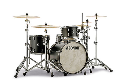 Sonor SQ1 3-Piece Birch Shell Pack - GT Black-KIT