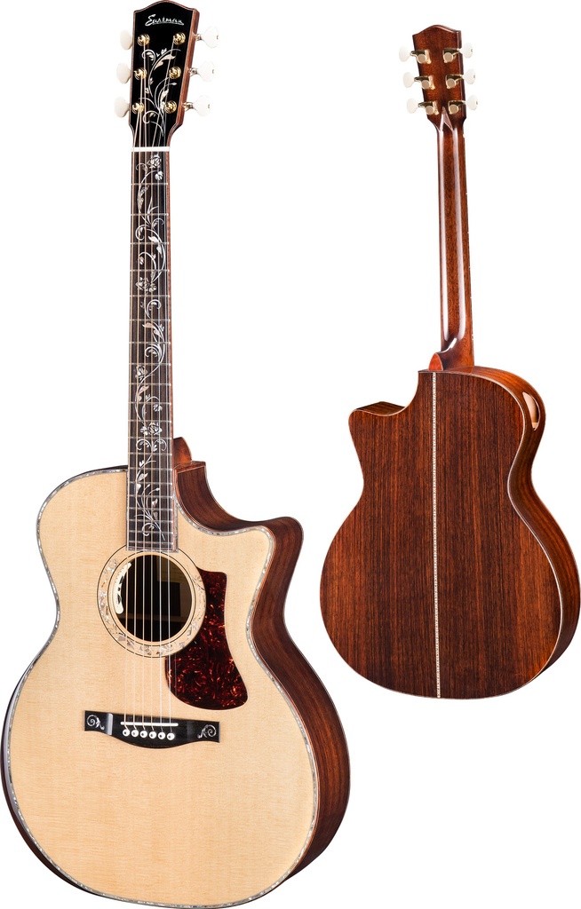 Eastman AC922 Grand Auditorium Acoustic-Electric Guitar Natural - Engelmann Spruce/Rosewood