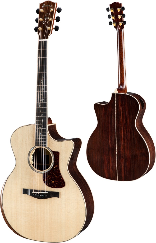 Eastman AC822CE Fan Fret Grand Auditorium Engelmann-Indian Rosewood