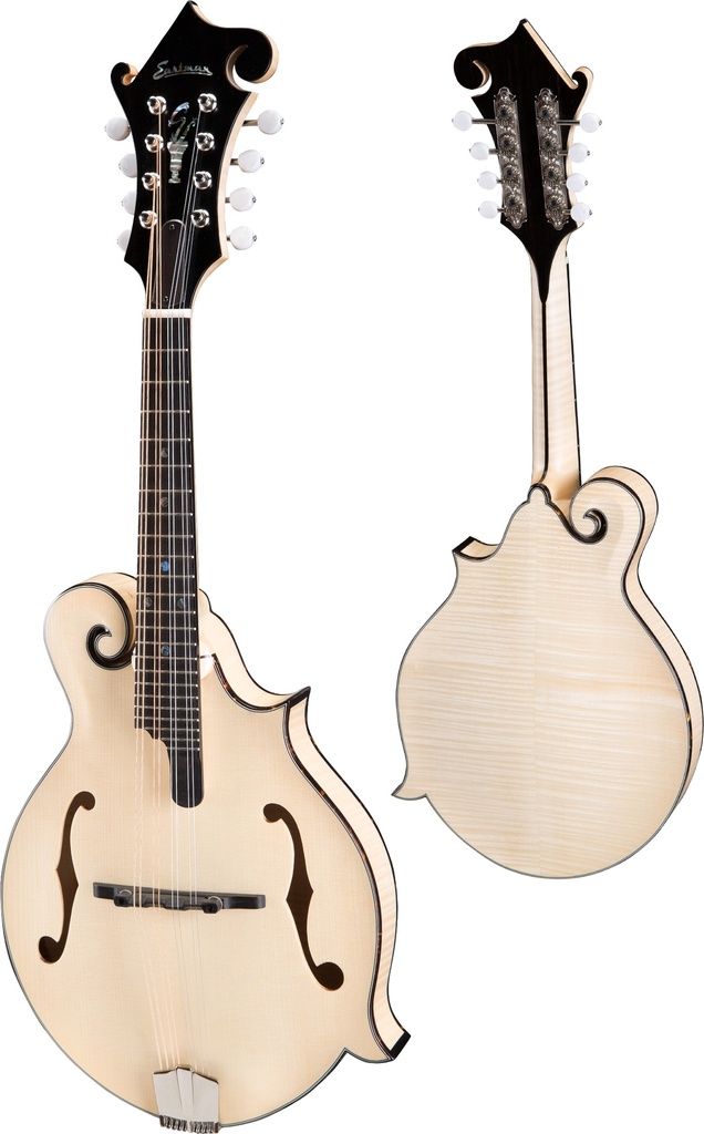 Eastman MD915 F-Style Mandolin Blonde - Adirondack Spruce/Flamed Maple