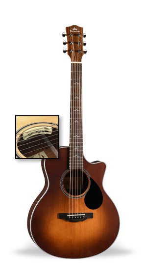 Kepma FC Mini Sitka Spruce Rosewood Sunburst