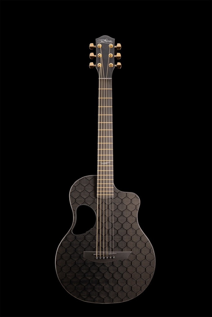 McPherson Carbon Touring Acoustic-Electric Guitar - Honeycomb Top, Gold Hardware, LR Baggs Element