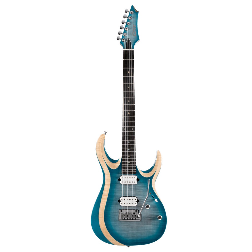 Cort X700 Duality II Double Cutaway Electric Guitar - Polar Ice Burst