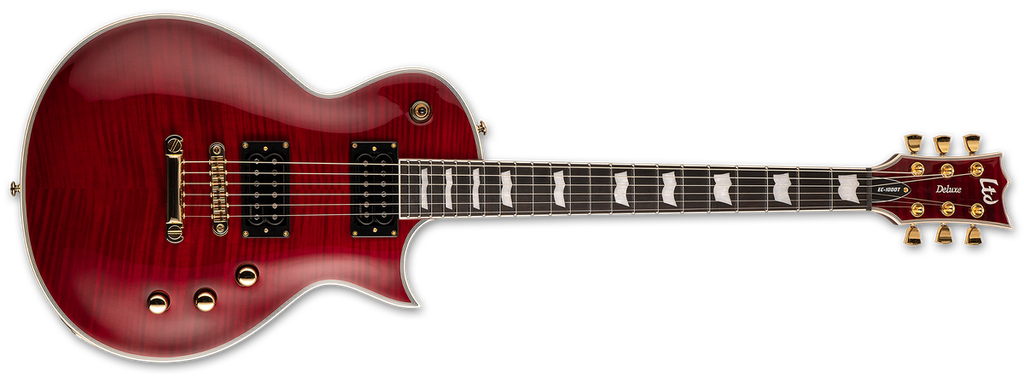 ESP LTD EC-1000T CTM FM Electric Guitar - See-Thru Black Cherry