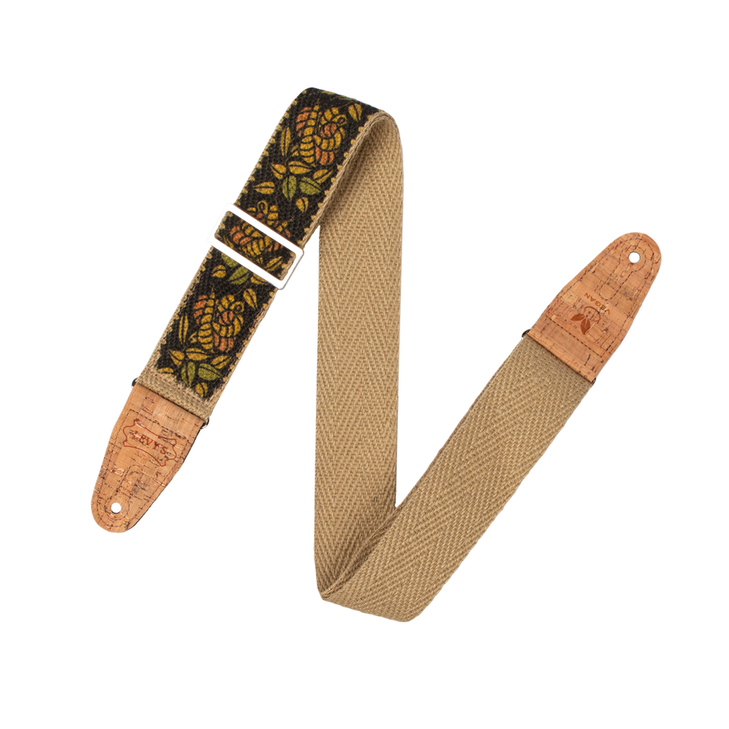 Vegan Hemp Series - Yellow Rose on Black