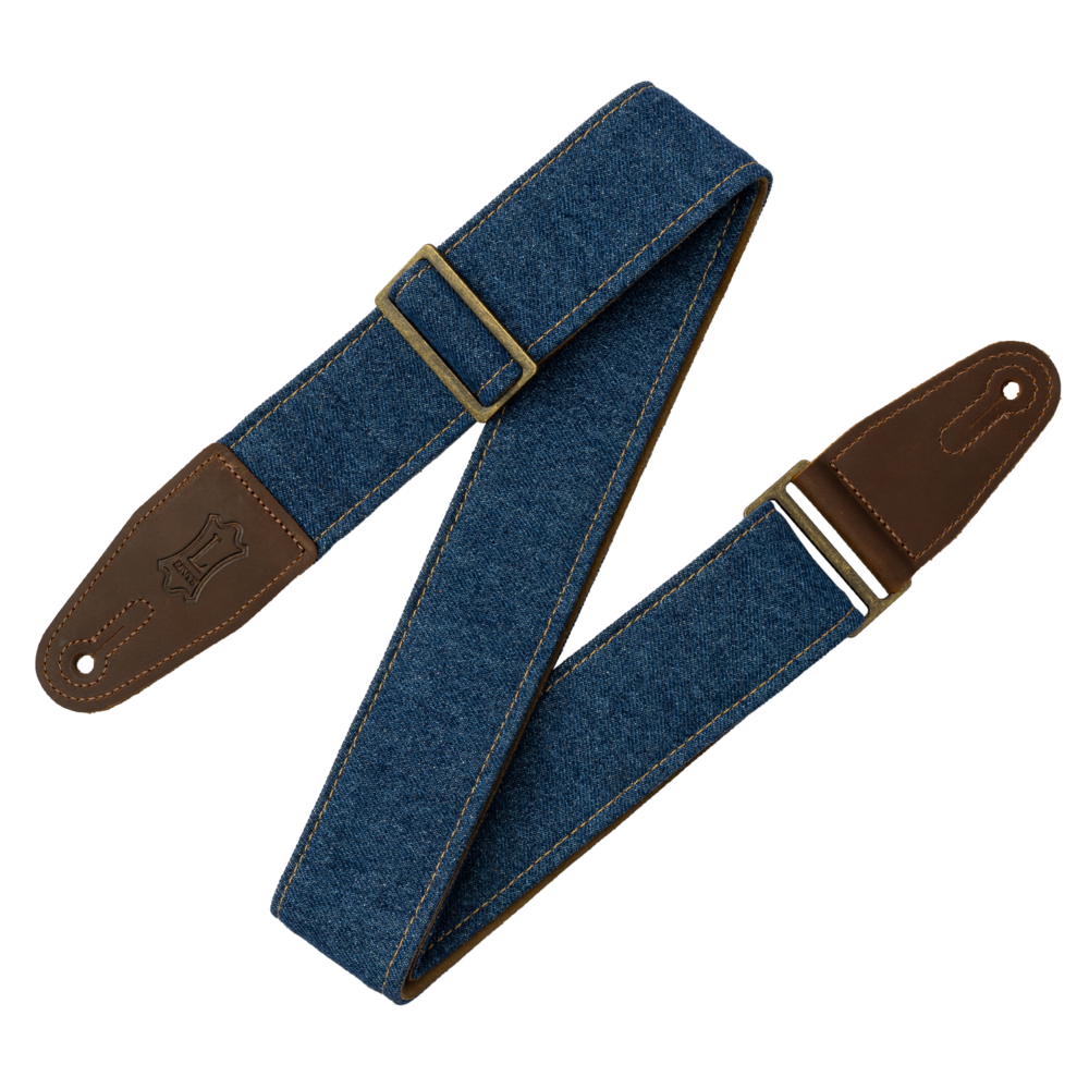 Denim Guitar Strap - Blue