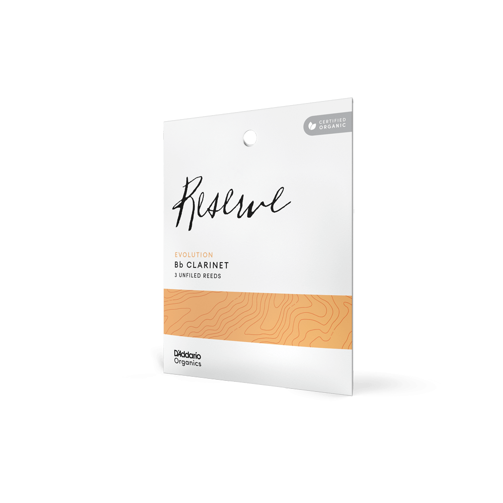D'Addario Reserve Evolution Bb Clarinet Reed - 3 (Box of 10)