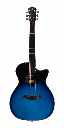 Furch Spectra Plus OMc Capri Blue Grand Auditorium Acoustic Guitar