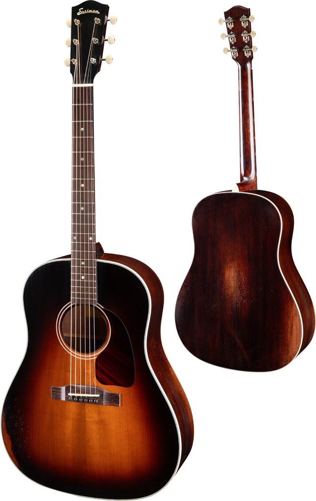 Eastman E15SS/v Sunburst Dreadnought Adirondack-Mahogany